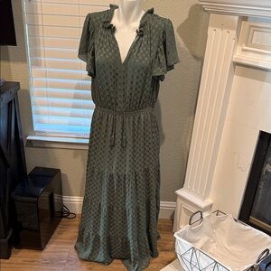 Max edition Green Polka Dot Dress - XL